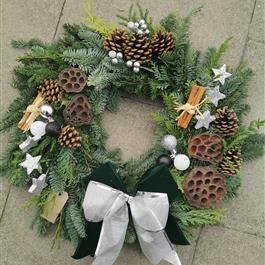 Door Wreath Lotus &amp; Stars