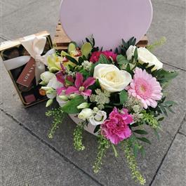 Heart Box &amp; Chocolate Gift Set 